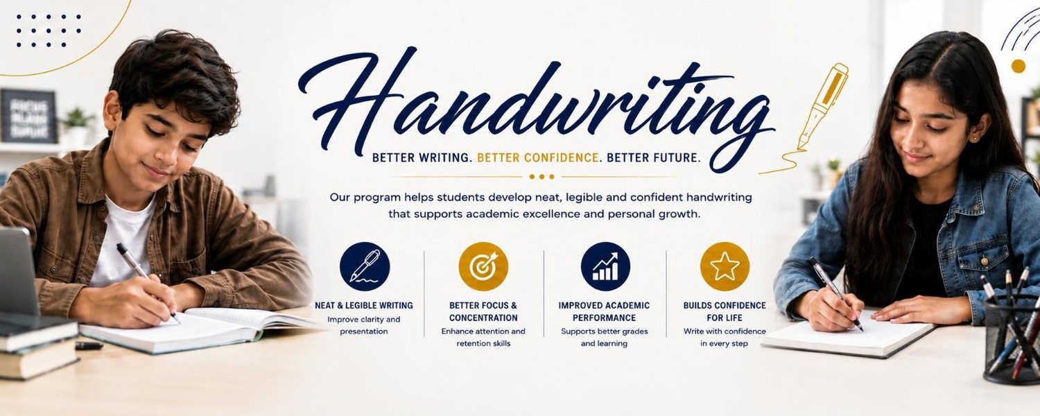 Cursive Writing program banner