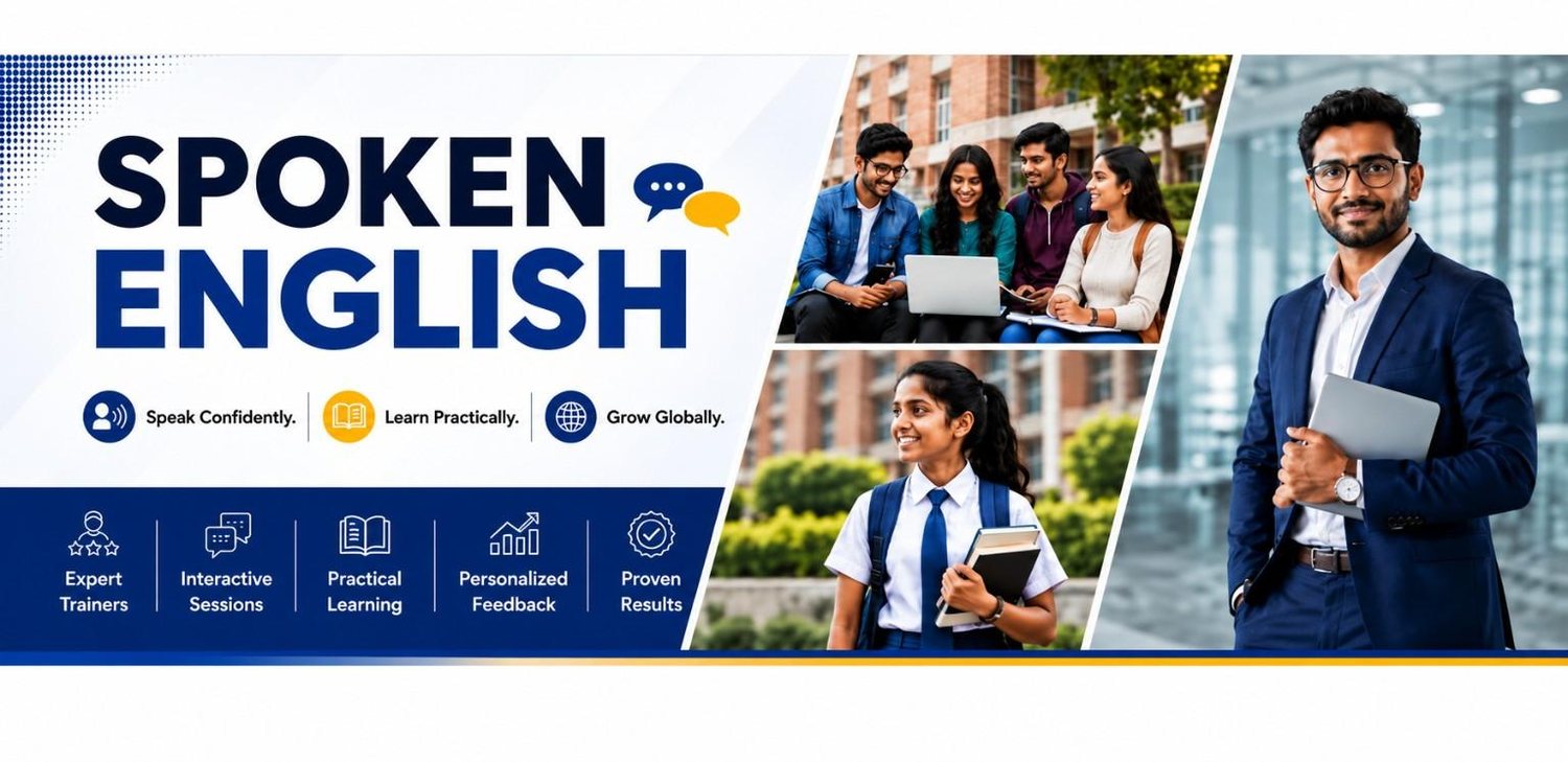 Spoken English program banner