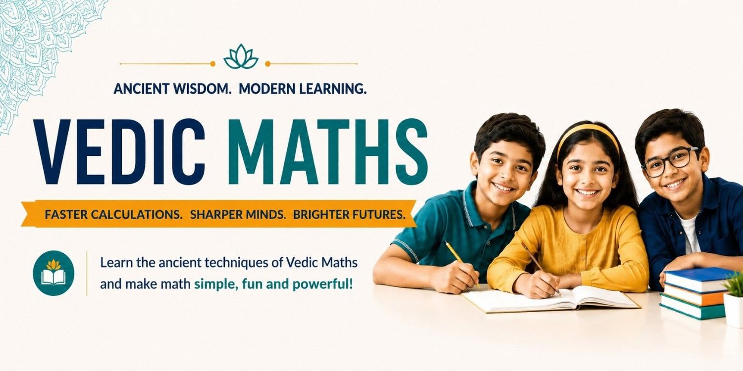 Vedic Maths program banner